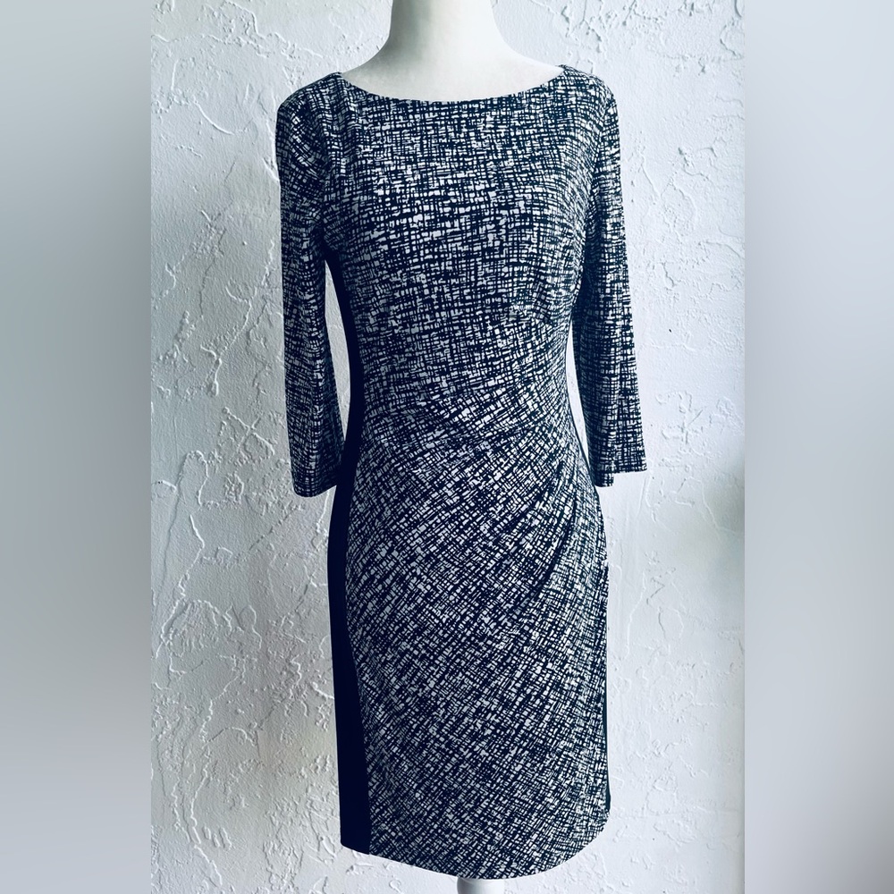 RALPH LAUREN DRESS BLACK AND WHITE SIZE 4P